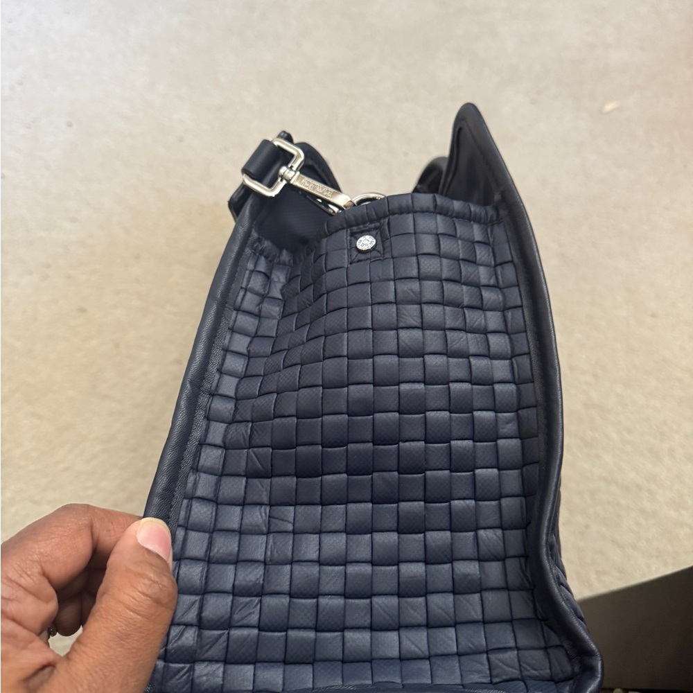 Unused MZ Wallace woven medium box tote in Dawn. Comes with dust bag and tag. - Picture 5 of 10